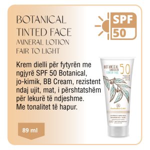 AUSTRALIAN GOLD BOTANICAL SPF50 TINTED FACE MINERAL LOTION - FAIR TO LIGHT 89 ML