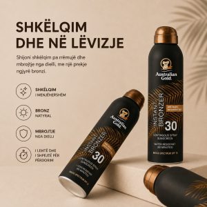 AUSTRALIAN GOLD SPF30 INSTANT BRONZER SPRAY 177ML
